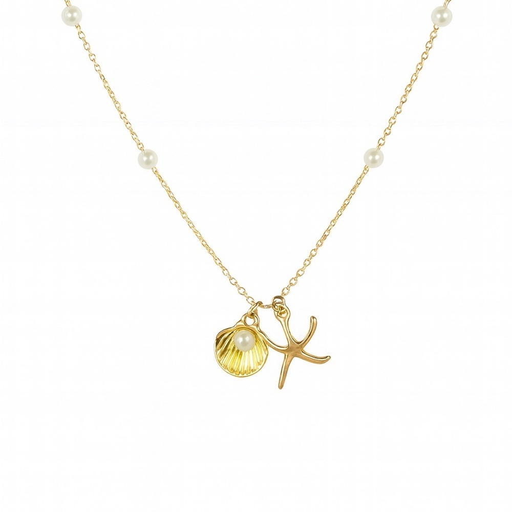 NEW | 18K Gold Plated Shell Necklace